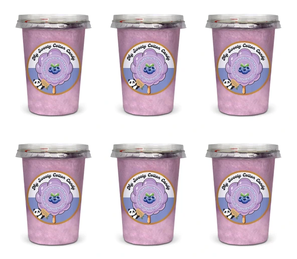 YABAN MERSİNİ AROMALI 6'LI GURME PAMUK ŞEKERLER