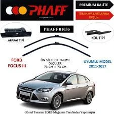 Ford Focus 3 Phaff Ön Muz Silecek Takım