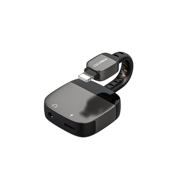 Recci RDS-A12 Lightning 2in1 Şarj ve Ses Adaptörü ürün görseli 1