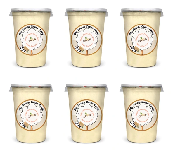 VANİLYA AROMALI 6'LI GURME PAMUK ŞEKERLER