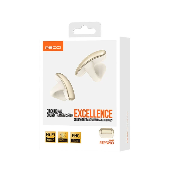 Recci REP-W83 Excellence Serisi ENC Teknolojili Hi-Fi Ses Kaliteli TWS Kulak İçi Bluetooth v5.3 Kulaklık - 7
