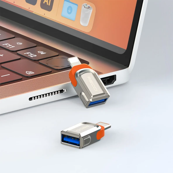 Recci RDS-A16L Ultra Hızlı Veri Aktarıcı Adaptör USB 3.0 to Lightning OTG - 4