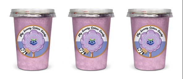 YABAN MERSİNİ AROMALI 3'LÜ GURME PAMUK ŞEKERLER