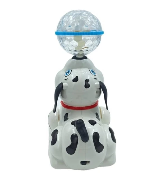 Sesli Rengarenk Işıklı Hareketli Müzikli Pilli Oyuncak Dansçı Köpek - Resim 3