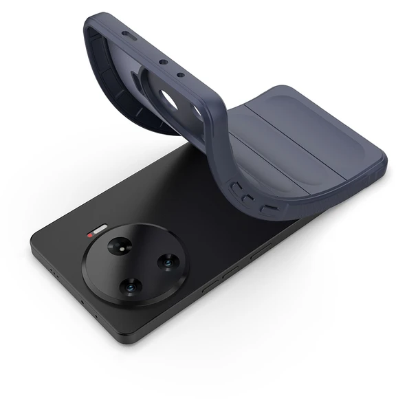 Tecno Spark 30 Pro Kılıf Elde Tutma Kolaylıkla Kaydırmaz Kenar Line Dizayn Optietnik Kapak - Resim 12