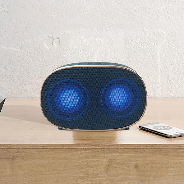 Recci RSK-W10 TF/AUX Hi-Fi Wireless Bluetooth 5.0 Speaker Hoparlör 3W 1200mAh - 4