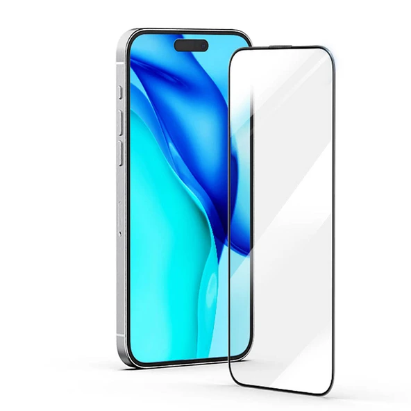 Apple iPhone 15 Pro Max Recci RSP-A23HD Full Transparan Temperli Cam Ekran Koruyucu - Resim 6