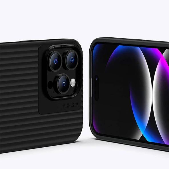 Apple iPhone 15 Pro Kılıf Recci Aurora Serisi M-safe Şarj Özellikli Kapak - 10