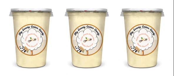 VANİLYA AROMALI 3'LÜ GURME PAMUK ŞEKERLER ürün görseli 1