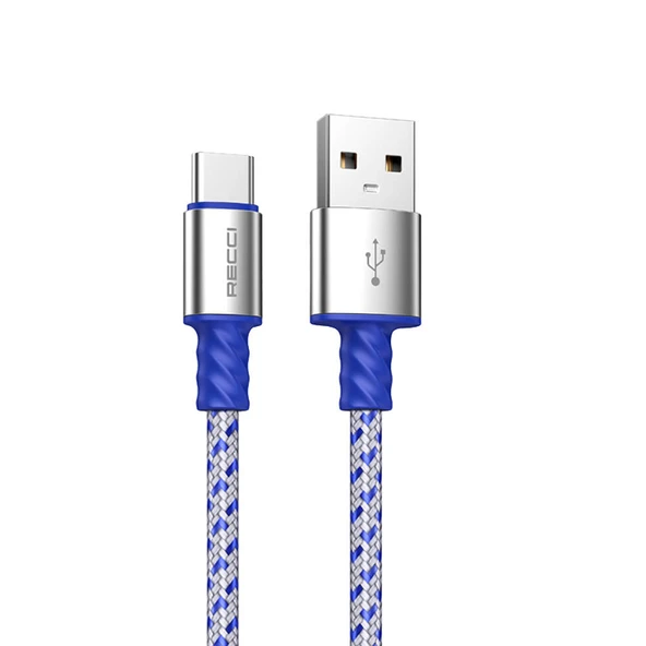 Recci RTC-N32C Instant Serisi USB-A to Type-C 3A Hızlı Şarj Özellikli Şarj ve Data Kablosu 1M ürün görseli 1