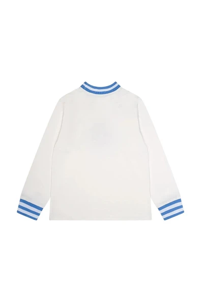 Erkek Çocuk Arma Nakışlı Uzun Kollu Tshirt MNT25E219 - Resim 3