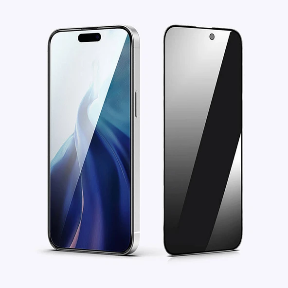 Apple iPhone 15 Pro Recci RSP-A06SP 3D Privacy Shield Temperli Cam Ekran Koruyucu - 5