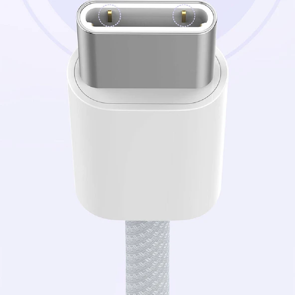 Recci RS15CC Nature Serisi 60W Hızlı Şarj Özellikli Type-C To Type-C PD Kablo 2M - 8