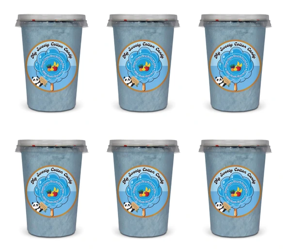 TUTTİ FRUTTİ AROMALI 6'LI GURME PAMUK ŞEKERLER