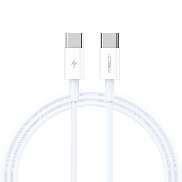 Recci RS06CC Type-C to Type-C PD 65W Hızlı Şarj Özellikli Data ve Şarj Kablosu 1M - Resim 7