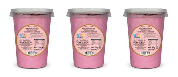 KARPUZ AROMALI 3'LÜ GURME PAMUK ŞEKERLER - 2