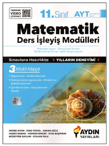 Aydın 11. Sınıf Matematik Ders İşleyiş Modülleri - 1