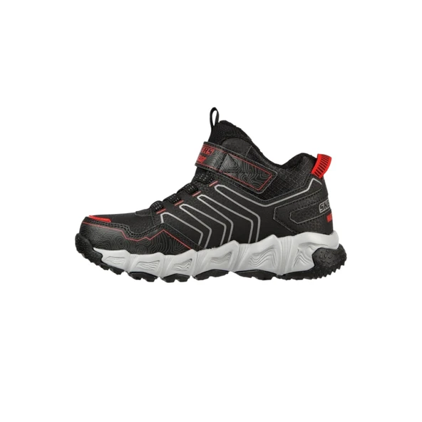 Velocitrek - Combex Erkek Çocuk Bot Siyah Kırmızı - Resim 3