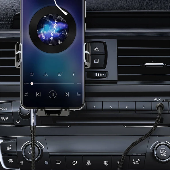 Recci RDS-A28 3.5mm to 3.5mm AUX Audio Kablo - Resim 3