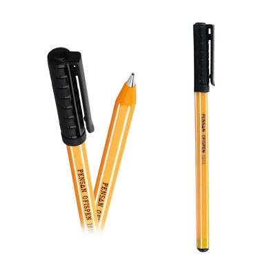 1010 Tükenmez Kalem Siyah (1 adet) - Resim 2