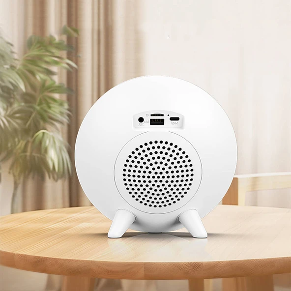 Recci RSK-W42 Moonlight Serisi RGB Işıklı Kablosuz Bluetooth v5.3 Hoparlör - 11