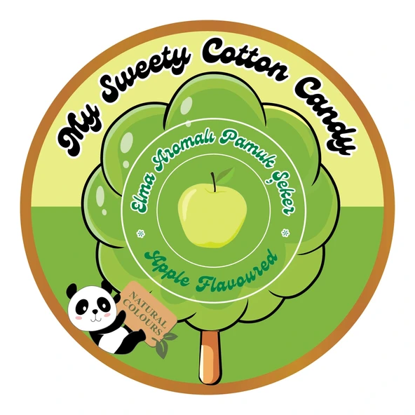 MANGO, ELMA, VANİLYA AROMALI 3'LÜ GURME PAMUK ŞEKERLER - 5