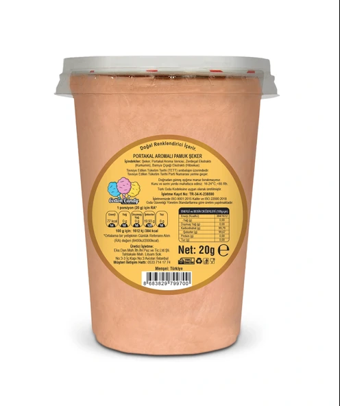 PORTAKAL AROMALI GURME PAMUK ŞEKER - 2
