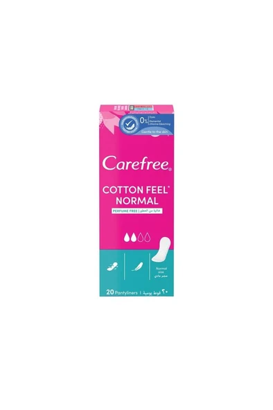 Carefree Cotton Extract Hijyenik Ped 20'li