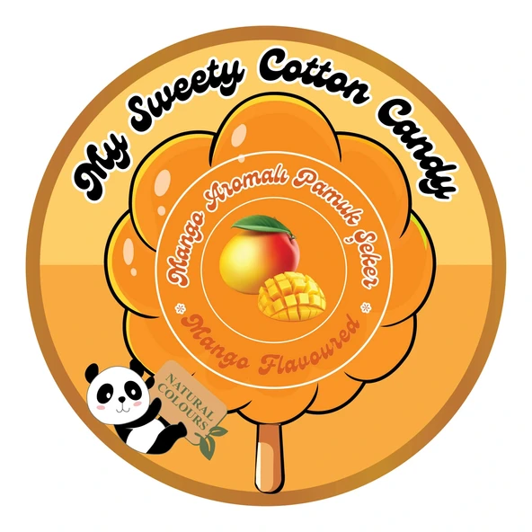 MANGO, ELMA, VANİLYA AROMALI 3'LÜ GURME PAMUK ŞEKERLER - 3