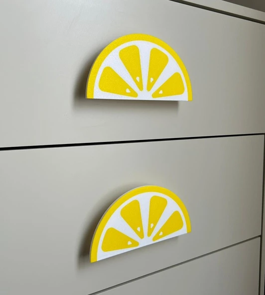 Yarım Limon Mobilya Kulpu 2 Adet - 3