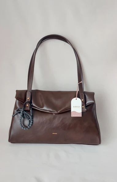 261SY918 Model Sarach Marka Kahve Renk Omuz Çantası