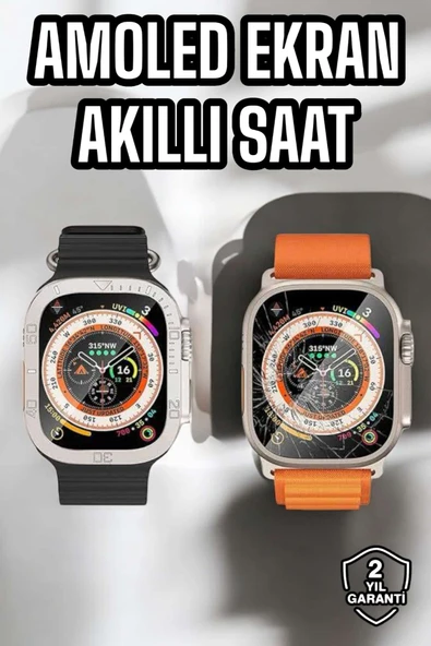 Akıllı Saat NFC ve GPS Uyumlu Uyku ve Sağlık Takibi Sesli Görüşme ürün görseli