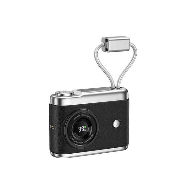 Recci RPB-P66 PD 20W Hızlı Şarj Özellikli Type-C & lightning Kablolu Powerbank 22.5W 10.000mAh - 8