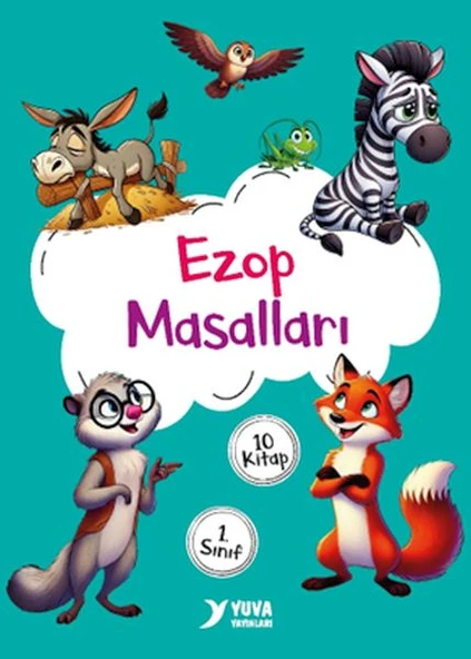 Ezop Masalları 1. Sınıf 10 Kitap ürün görseli 1