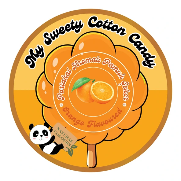 PORTAKAL AROMALI GURME PAMUK ŞEKER - 3