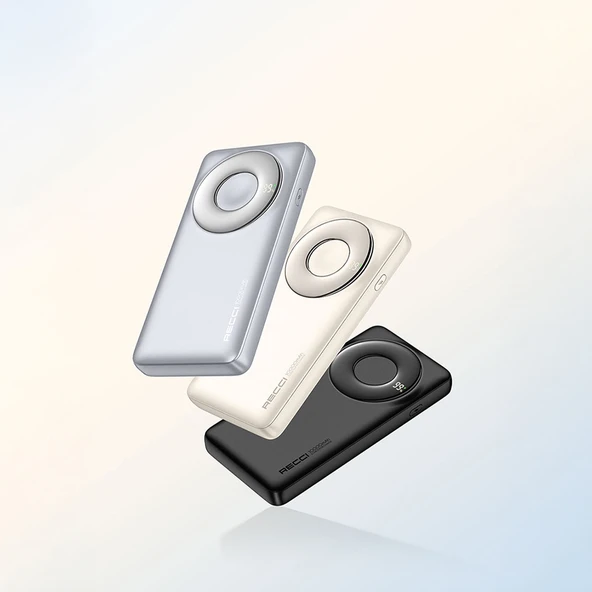 Recci RPB-P58 PD Hızlı Şarj Özellikli Type-C Kablolu Powerbank 22.5W 10.000mAh - 11