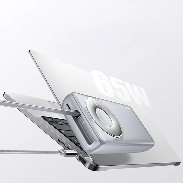Recci RPB-P72 Hızlı Şarj Özellikli Type-C Kablolu Powerbank 65W 20.000mAh - 4