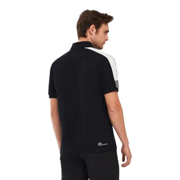 Erkek Siyah Polo Yaka Tshirt - Resim 4