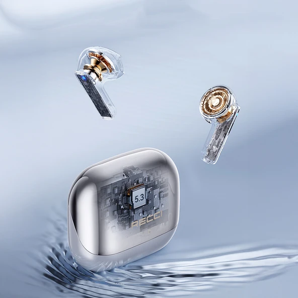 Recci REP-W80 Hi-Fi Ses Kaliteli TWS Kulak İçi Bluetooth v5.3 Kulaklık - 6