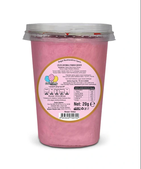 ÇİLEK AROMALI GURME PAMUK ŞEKER - 2