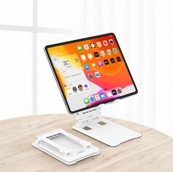 Recci RHO-M08 Ayarlanabilir Katlanabilir 90 Derece Dönebilen Telefon ve Tablet Standı - 7