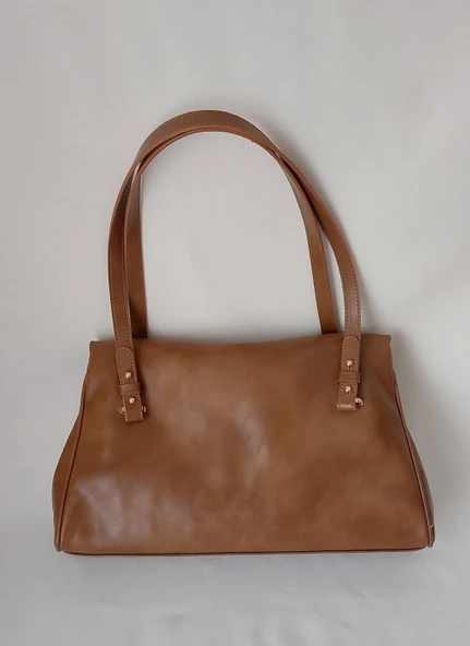 261SY918 Model Sarach Marka Taba Renk Omuz Çantası - 3