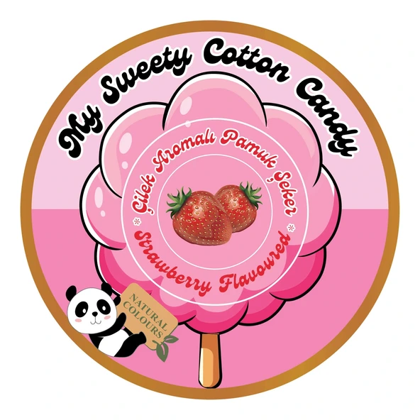 ÇİLEK AROMALI GURME PAMUK ŞEKER - 3