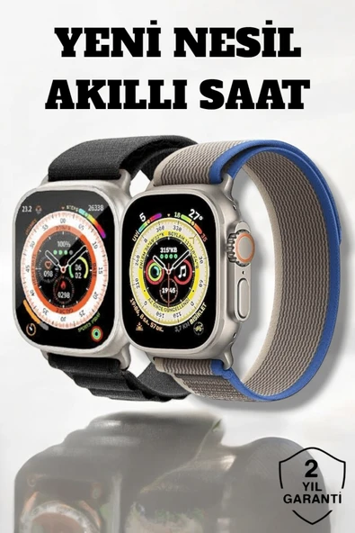 49MM Ekranlı, Kan Basıncı ve Adımsayar Özellikli Bluetooth Akıllı Saat ürün görseli
