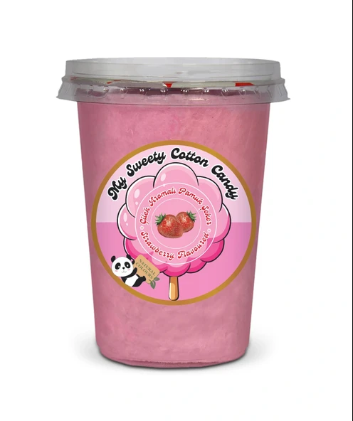 ÇİLEK AROMALI GURME PAMUK ŞEKER