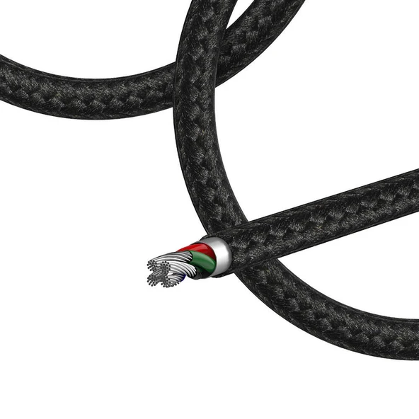 Recci RCS-D120 Fast Wind Serisi 3in1 USB-A to Lightning – Type-C – Micro Şarj ve Data Kablosu 1.2M - 2