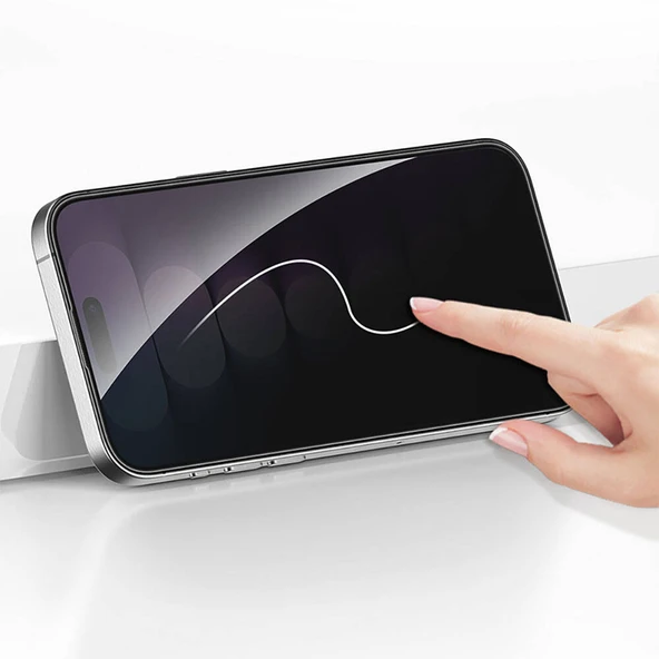 Apple iPhone 15 Recci RSP-A16AP Privacy Temperli Cam Ekran Koruyucu - 9