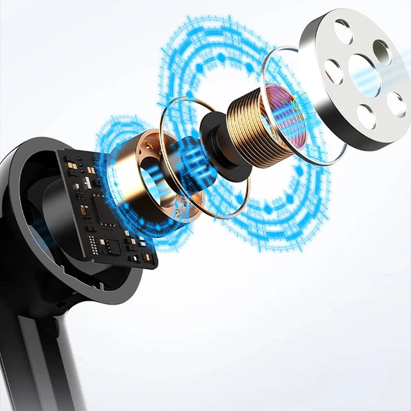 Recci REP-W53 Schumann Serisi TWS Kulak İçi Bluetooth v5.3 Kulaklık - 8