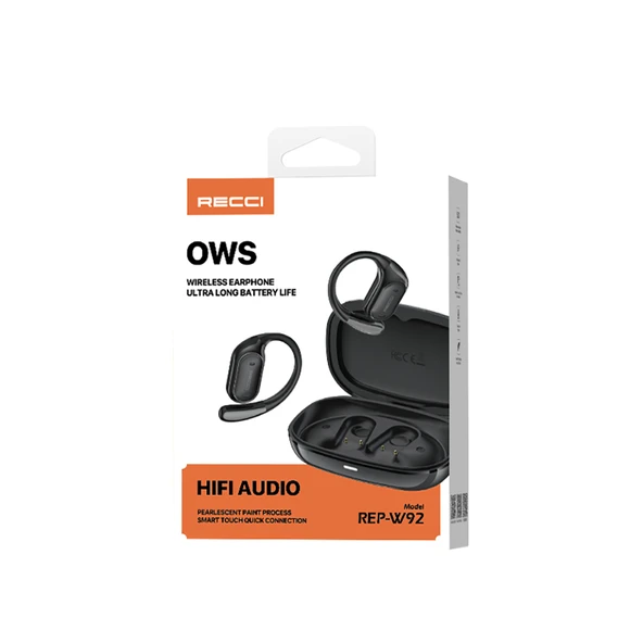 Recci REP-W92 OWS Wireless Hi-Fi Ses Kaliteli Bluetooth v5.3 Kulak İçi Kulaklık - 9