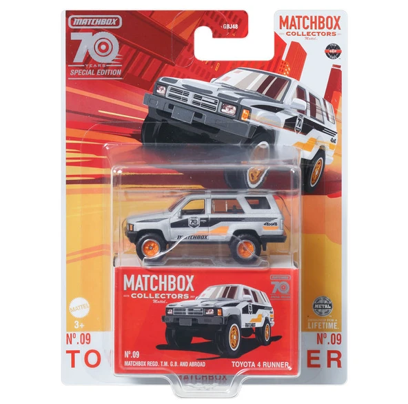 Matchbox 70. Yıla Özel Toyota 4 Runner Koleksiyon Aracı HLJ67